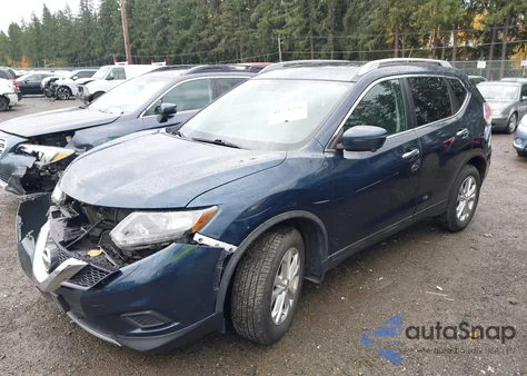 2016 Nissan Rogue Sv z USA, uszkodzony, nr VIN 5N1AT2MV5GC784192